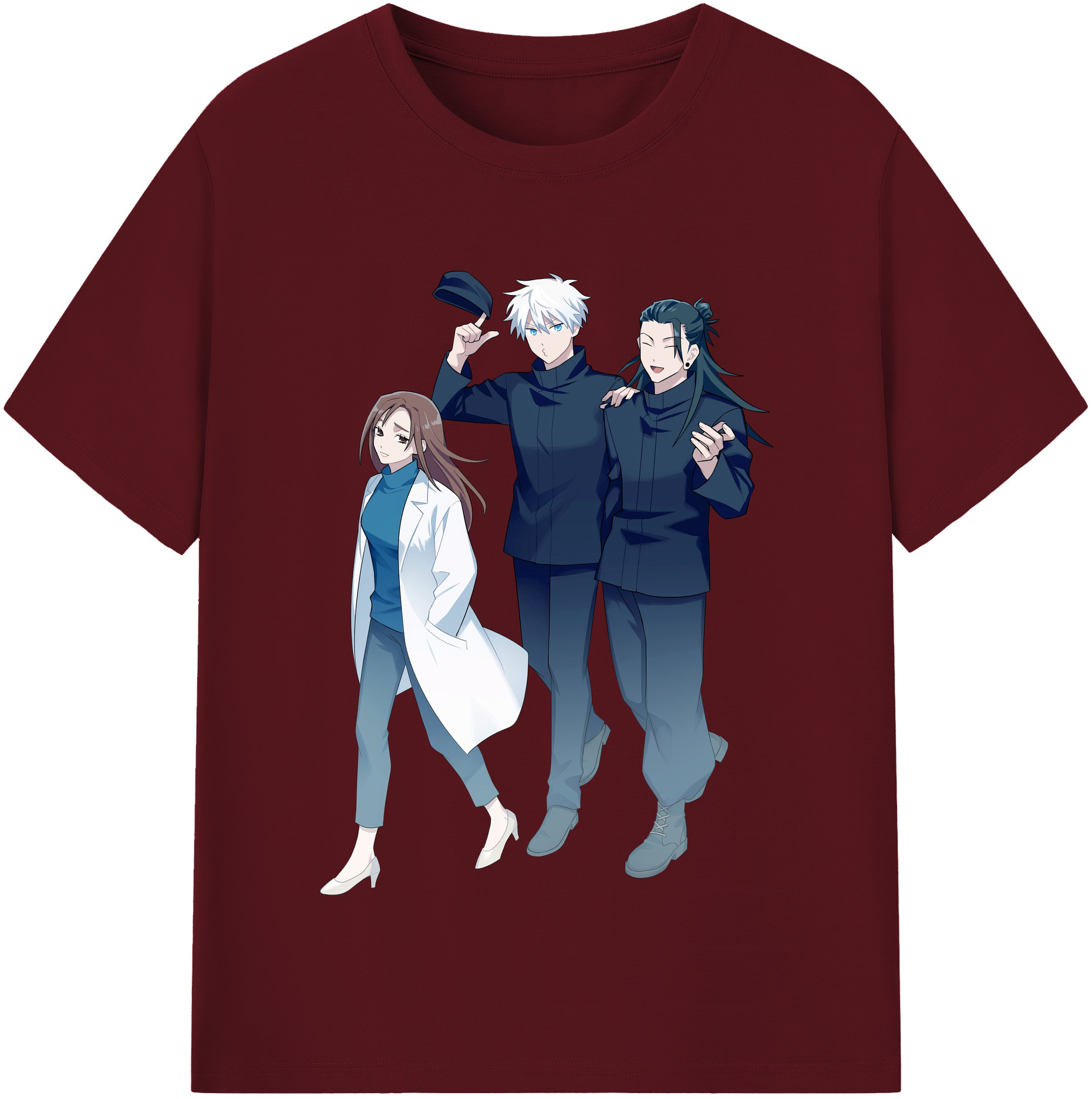 （画像用） 呪術廻戦 Jujutsu Kaisen 綿100％半袖Tシャツ（フロントプリント）